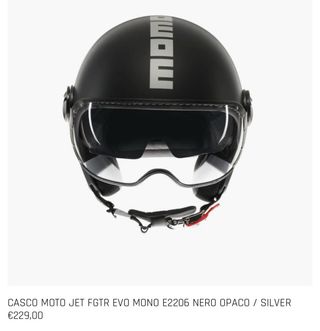 Casco Momo Design Jet FGTR EVO MONO E2206 Opaco Xs