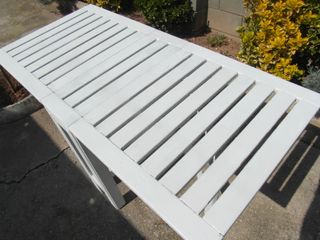 Mesa plegable jardín 133x62 cm