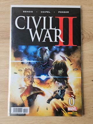 Lote Civil War II Bendis Panini grapa Marvel