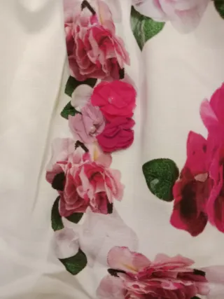 Vestido fiesta niña flores 5 años