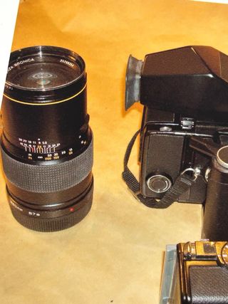 Zenza Bronica 6x6 angular, tele y 2 chasis