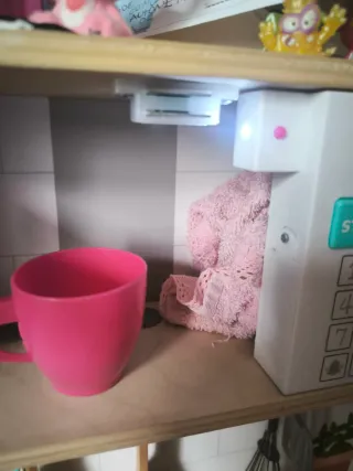 Cocina de juguete de madera