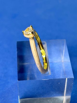 Anillo Pandora Corazón Oro Rosa original
