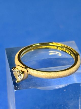 Anillo Pandora Corazón Oro Rosa original