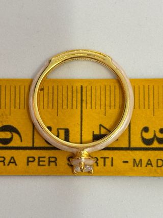 Anillo Pandora Corazón Oro Rosa original