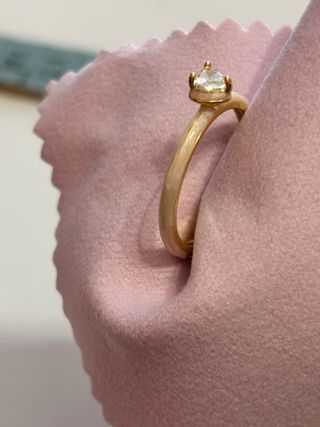 Anillo Pandora Corazón Oro Rosa original