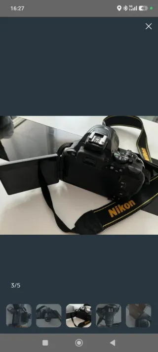 Cámara Nikon D5500 + Objetivos 18-55 y 55-200