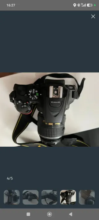 Cámara Nikon D5500 + Objetivos 18-55 y 55-200