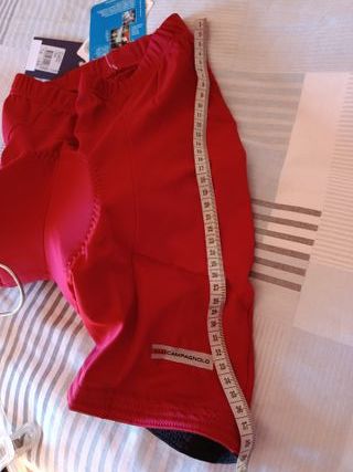 Culotte ciclismo niño Campagnolo granate T8