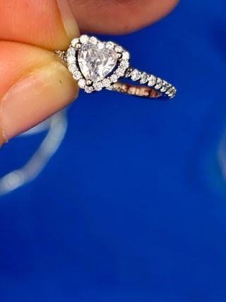Anillo Corazón con Circonitas pandora