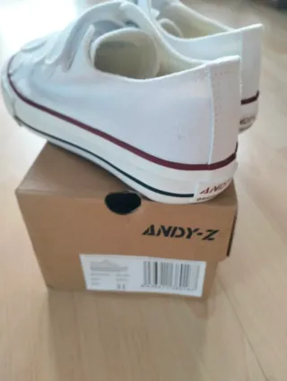 Zapatillas Andy Z blancas T.31