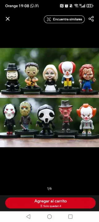 Figuras terror películas coleccionables