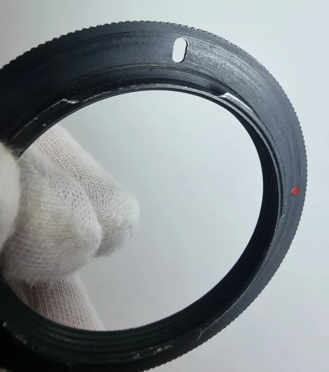 Adaptador objetivos M42 a Nikon F _metálico_