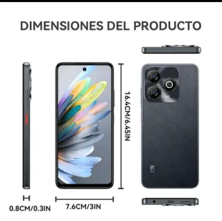 ZTE Cuchilla A75 256GB Azul Hielo 256GB. 14GB