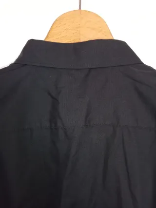 Camisa negra Dunnes botones Talla M