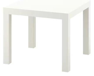 Conjunto 2 mesas auxiliares blancas