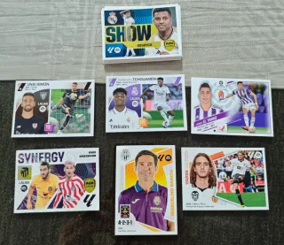 Lote 23 Cromos Megacracks/Este: Rodrygo, Griezmann
