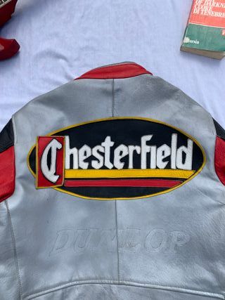 Vintage Chesterfield Racing Leather Motorcycle Jac
