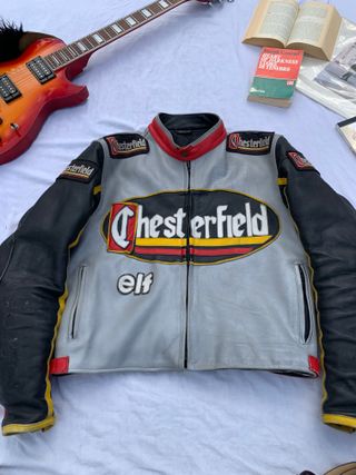 Vintage Chesterfield Racing Leather Motorcycle Jac