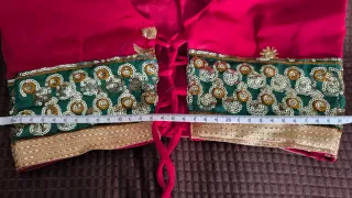 Conjunto falda corta, top y velo chimki india boll