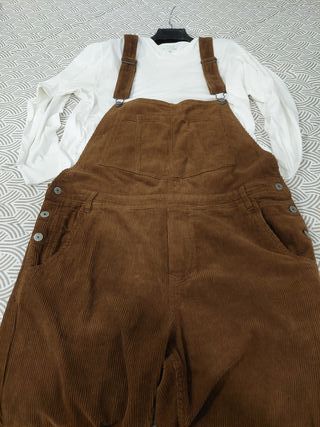 Jardineiras Lftman Castanhas Tamanho L