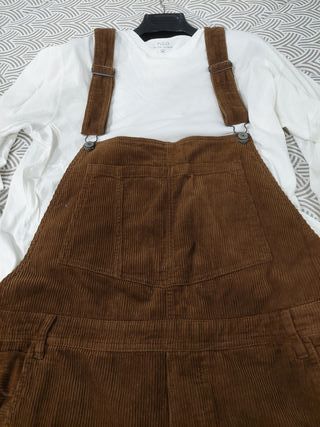 Jardineiras Lftman Castanhas Tamanho L