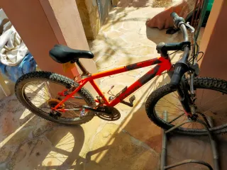 Bicicleta Rockrider 500 Naranja