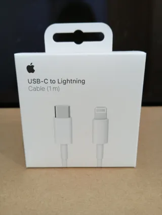 Cable Apple Cargador iphone USB-C a Lightning 1m