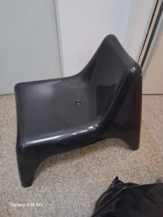 Sillón Relax Largo Ikea Negro