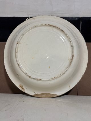 Plato grande decorado floral