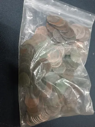 Monedas antiguas de cobre