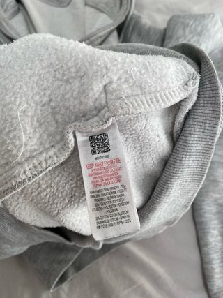 Sudadera McKenzie gris con cremallera