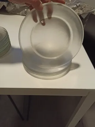 Vajilla Duralex Transparente de 23 platos