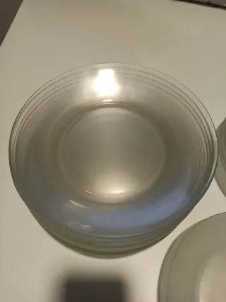 Vajilla Duralex Transparente de 23 platos