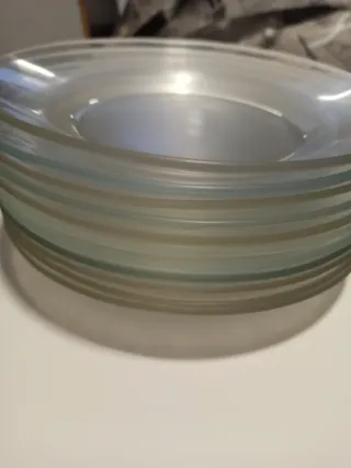 Vajilla Duralex Transparente de 23 platos