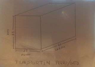 Cama para perro/gato gris