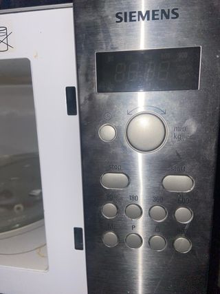 Microondas Siemens Acero Inoxidable