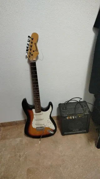 Guitarra Eléctrica y Amplificador