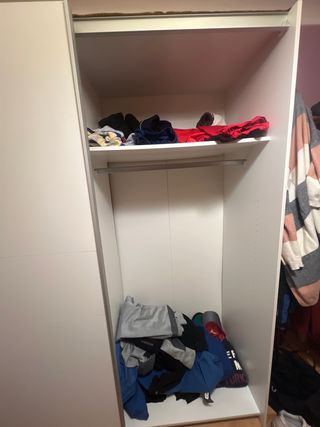 Armario puertas correderas beige