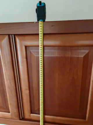 Mueble TV madera y cristal carpintero