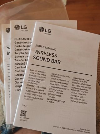 Barra de Sonido LG SQC2 con Subwoofer