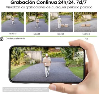 Cámara Vigilancia Exterior Solar EZView WiFi