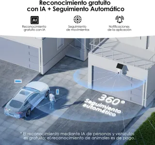 Cámara Vigilancia Exterior Solar EZView WiFi