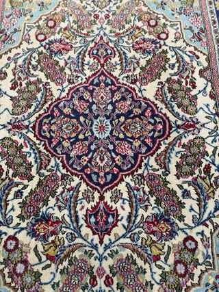 Tappeto Persiano Qum Kurk Seta e Lana