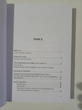 Tres memoriales sobre los cometas, Johannes Kepler