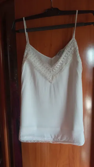 Lencero blanco Stradivarius Talla S
