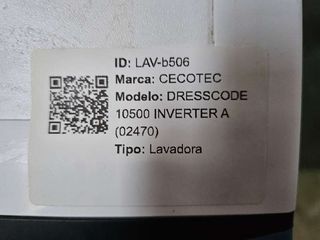 Lavadora Cecotec 10kg Inverter