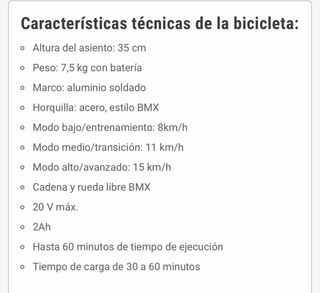 Bicicleta Eléctrica Infantil Husqvarna 12