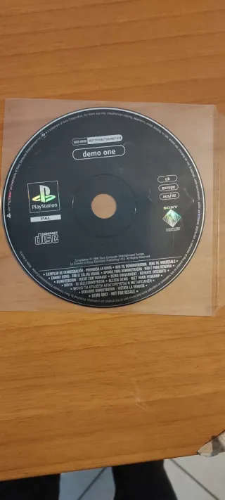 Demo One PlayStation SCED-00456