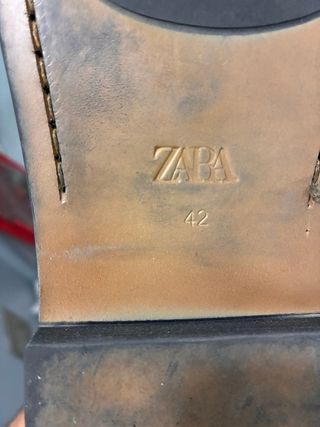 Zapatos de vestir negros para hombre Zara Barefoot